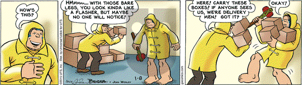 Alley Oop on Thursday January 8, 2015 Comic Strip