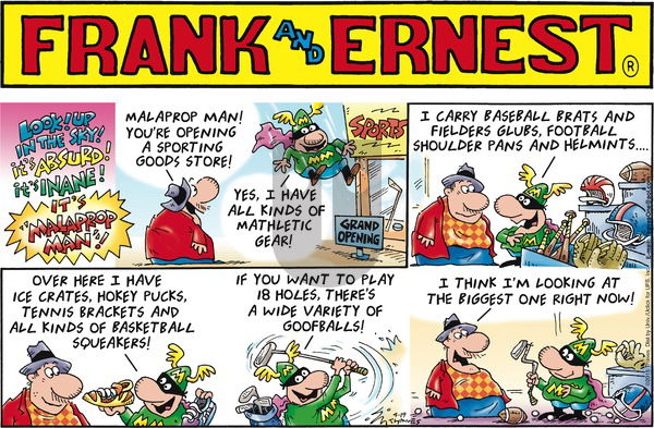 Frank and Ernest on Sunday April 19, 2015 Comic Strip