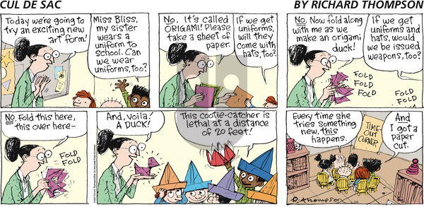Cul de Sac on Sunday February 6, 2011 Comic Strip