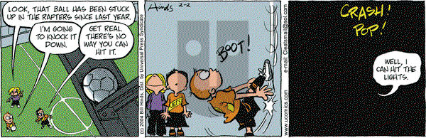 Cleats on Monday February 2, 2004 Comic Strip