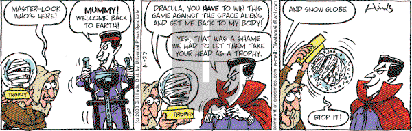 Cleats - Monday October 27, 2008 Comic Strip