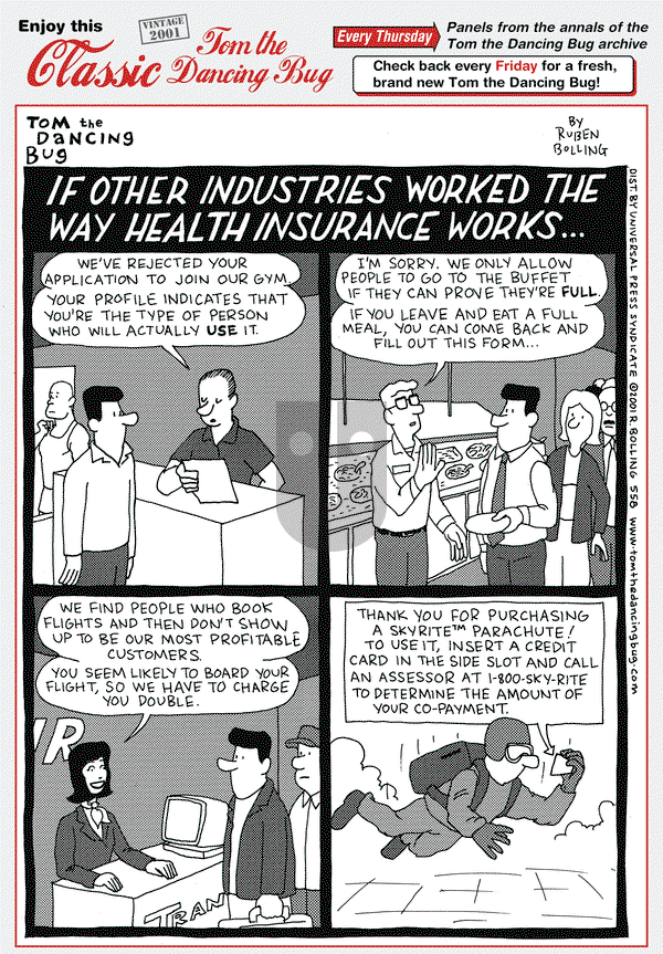 Tom the Dancing Bug on Thursday March 1, 2018 Comic Strip
