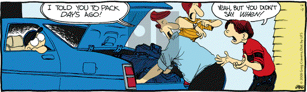 The Buckets on Tuesday October 13, 2009 Comic Strip