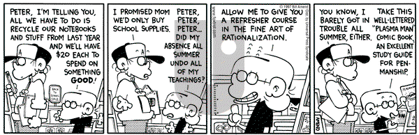 FoxTrot on Tuesday August 26, 1997 Comic Strip