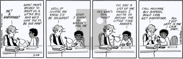 Doonesbury on Monday February 26, 1973 Comic Strip