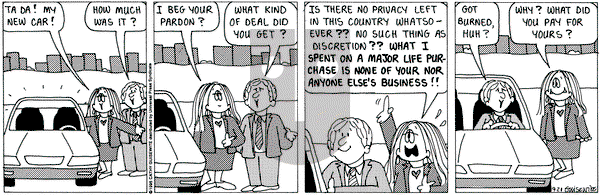Cathy Classics on Thursday September 21, 1995 Comic Strip