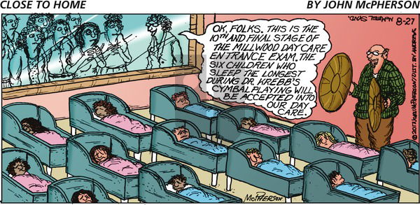 Close to Home on Sunday August 27, 2017 Comic Strip