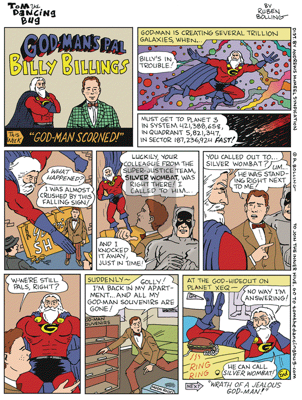 Tom the Dancing Bug on Friday January 3, 2020 Comic Strip