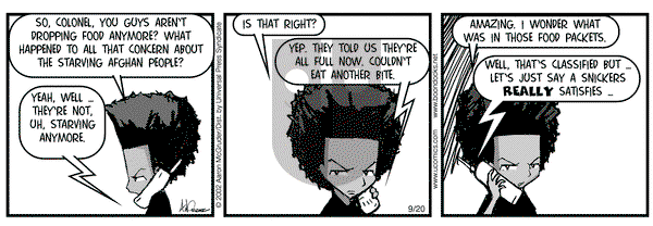 The Boondocks on Friday September 20, 2002 Comic Strip