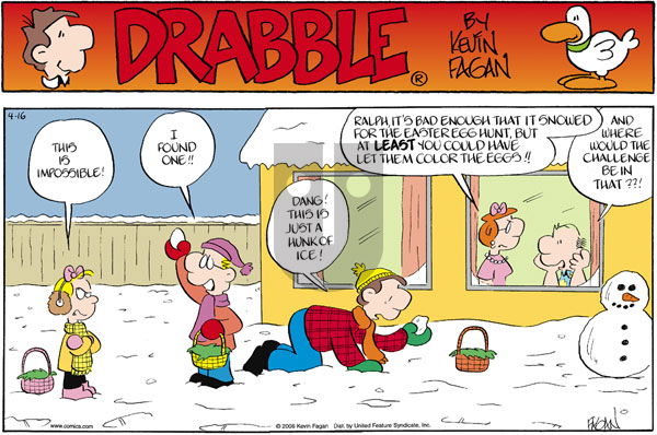 Drabble on Sunday April 16, 2006 Comic Strip