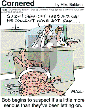 Cornered on Wednesday June 21, 2006 Comic Strip