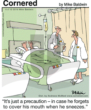 Cornered on Thursday November 7, 2019 Comic Strip