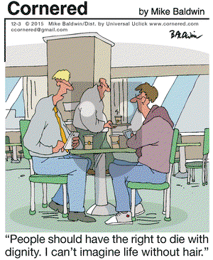 Cornered on Thursday December 3, 2015 Comic Strip