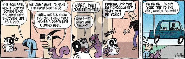 Pooch Cafe on Saturday July 18, 2015 Comic Strip