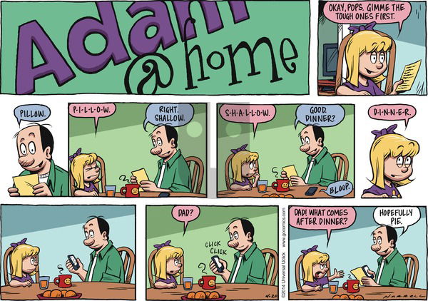Adam@Home on Sunday April 20, 2014 Comic Strip