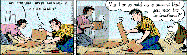 Fred Basset - Wednesday July 30, 2014 Comic Strip