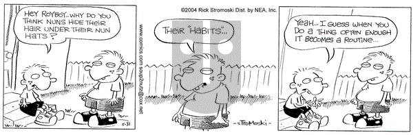 Soup to Nutz - Old on Monday May 31, 2004 Comic Strip