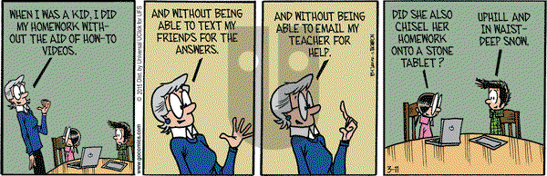 Grand Avenue on Wednesday March 11, 2015 Comic Strip