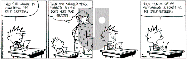 Calvin and Hobbes on Friday April 7, 1995 Comic Strip