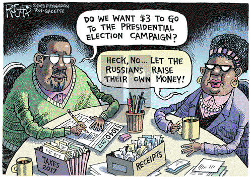 Rob Rogers on Tuesday April 17, 2018 Comic Strip