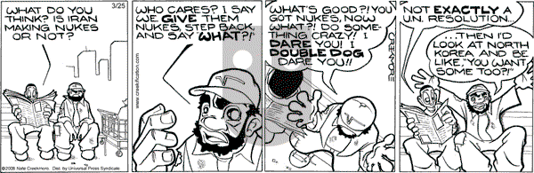 Maintaining on Tuesday March 25, 2008 Comic Strip
