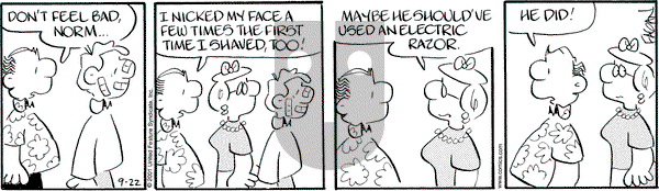 Drabble - Saturday September 22, 2001 Comic Strip