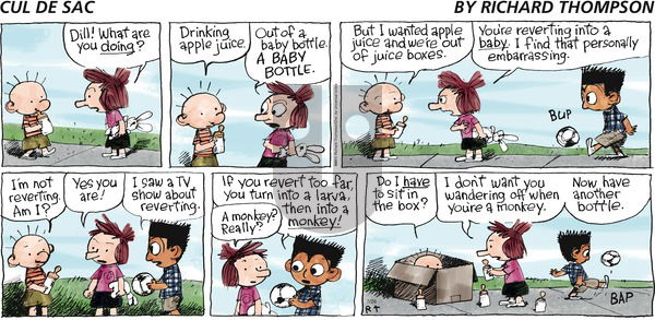 Cul de Sac on Sunday July 26, 2015 Comic Strip