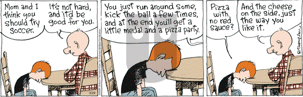 Cul de Sac on Thursday March 29, 2018 Comic Strip