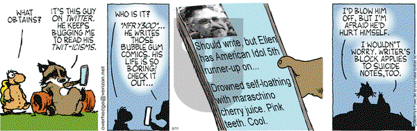 Over the Hedge on Saturday June 11, 2011 Comic Strip
