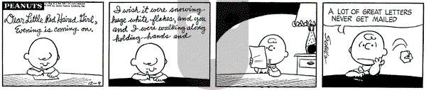 Peanuts on Wednesday December 9, 1970 Comic Strip