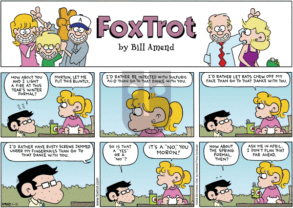 FoxTrot on Sunday November 12, 2006 Comic Strip