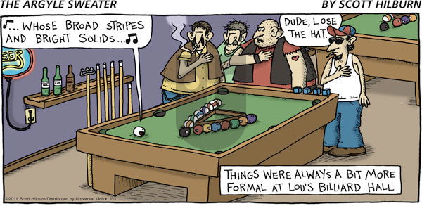 The Argyle Sweater on Sunday March 13, 2011 Comic Strip