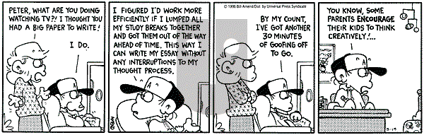 FoxTrot on Sunday June 4, 2000 Comic Strip