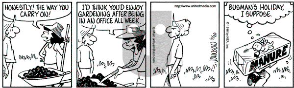 Arlo and Janis on Monday May 20, 1996 Comic Strip