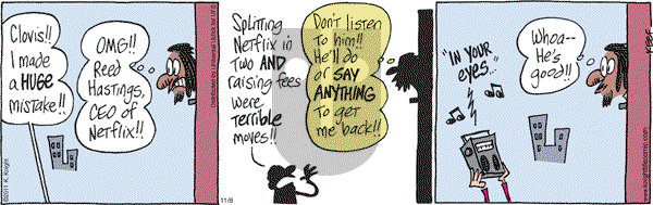 The Knight Life - Tuesday November 8, 2011 Comic Strip