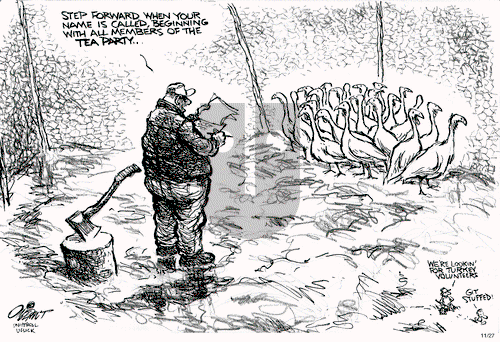 Pat Oliphant on Wednesday November 27, 2013 Comic Strip