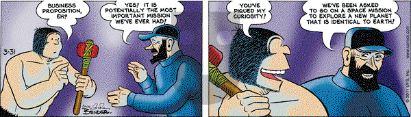Alley Oop on Thursday March 31, 2011 Comic Strip