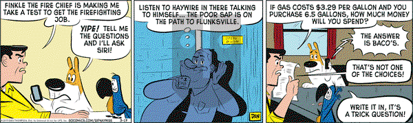 Rip Haywire on Tuesday March 17, 2015 Comic Strip