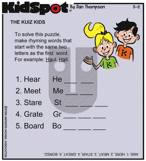 KidSpot on Friday May 2, 2025 Comic Strip