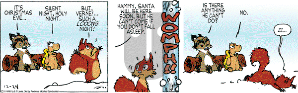 Over the Hedge on Monday December 24, 2018 Comic Strip