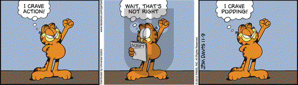 Garfield on Friday November 9, 2012 Comic Strip