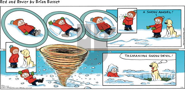 Red and Rover on Sunday January 9, 2011 Comic Strip
