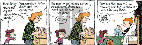 Cul de Sac on Wednesday November 6, 2019 Comic Strip