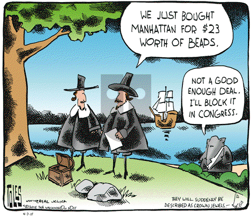 Tom Toles on Tuesday April 7, 2015 Comic Strip