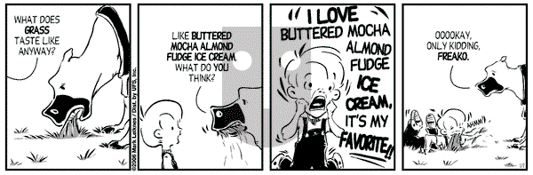 Cow and Boy Classics on Saturday January 7, 2006 Comic Strip