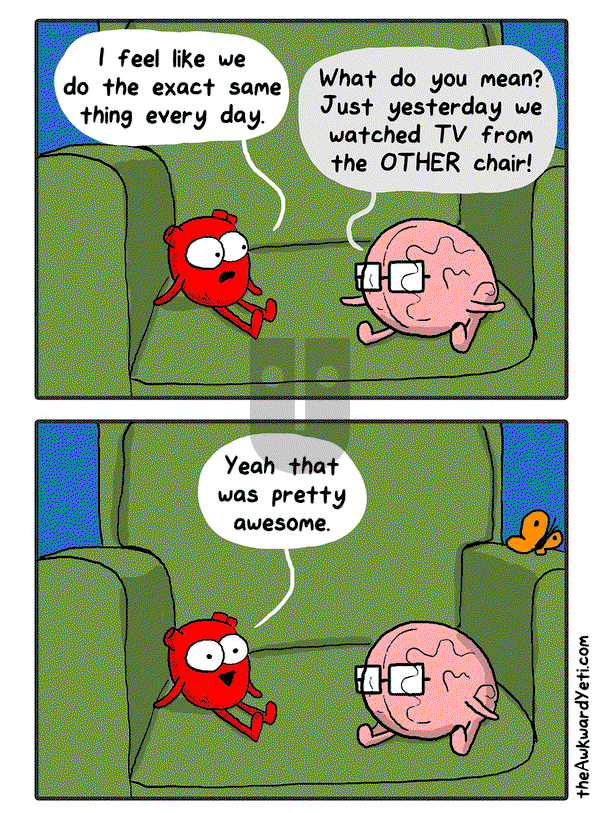 The Awkward Yeti on Monday September 26, 2016 Comic Strip