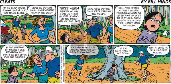 Cleats on Sunday October 22, 2006 Comic Strip