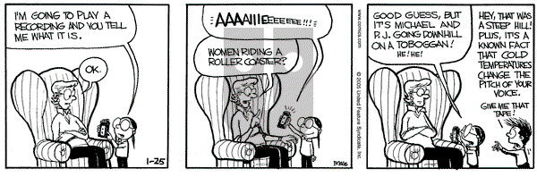 Grand Avenue on Tuesday January 25, 2005 Comic Strip