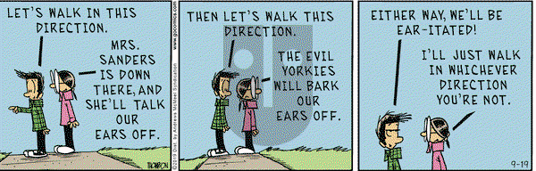 Grand Avenue on Thursday September 19, 2019 Comic Strip