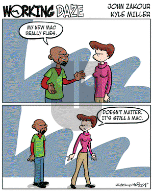 Working Daze on Tuesday October 17, 2006 Comic Strip